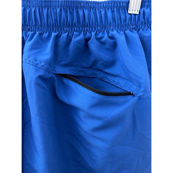 Speedo Men's Swim Lined Trunks Solid Blue Volley Board Shorts Mens Size XXL - Picture 4 of 11